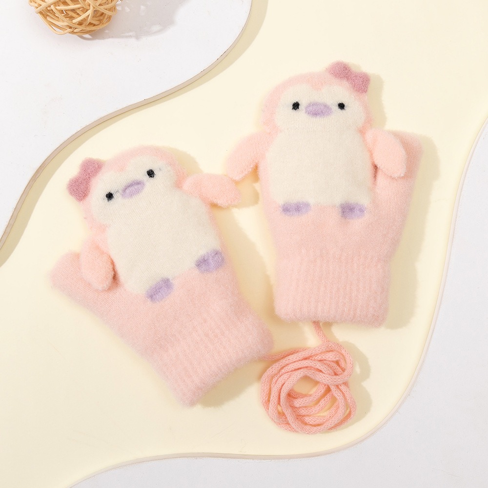 Wool Glove Lined - Anti-Verlust-Schnur für Kinder, Anti-Verlust-Schnur-Handschuh, elastische Manschette,