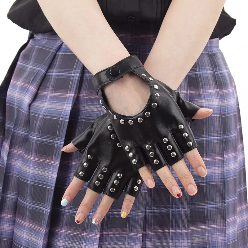 1 Paar Damen-Punk-Handschuhe m – Leather Driving Glove Bewertung und Preis