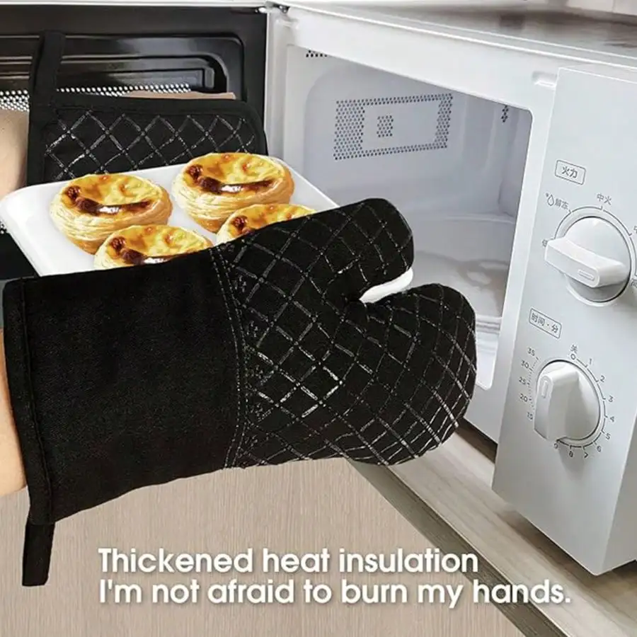4 Stück Silikon-Küchenhandschu – Heat Resistant Glove Bewertung und Preis